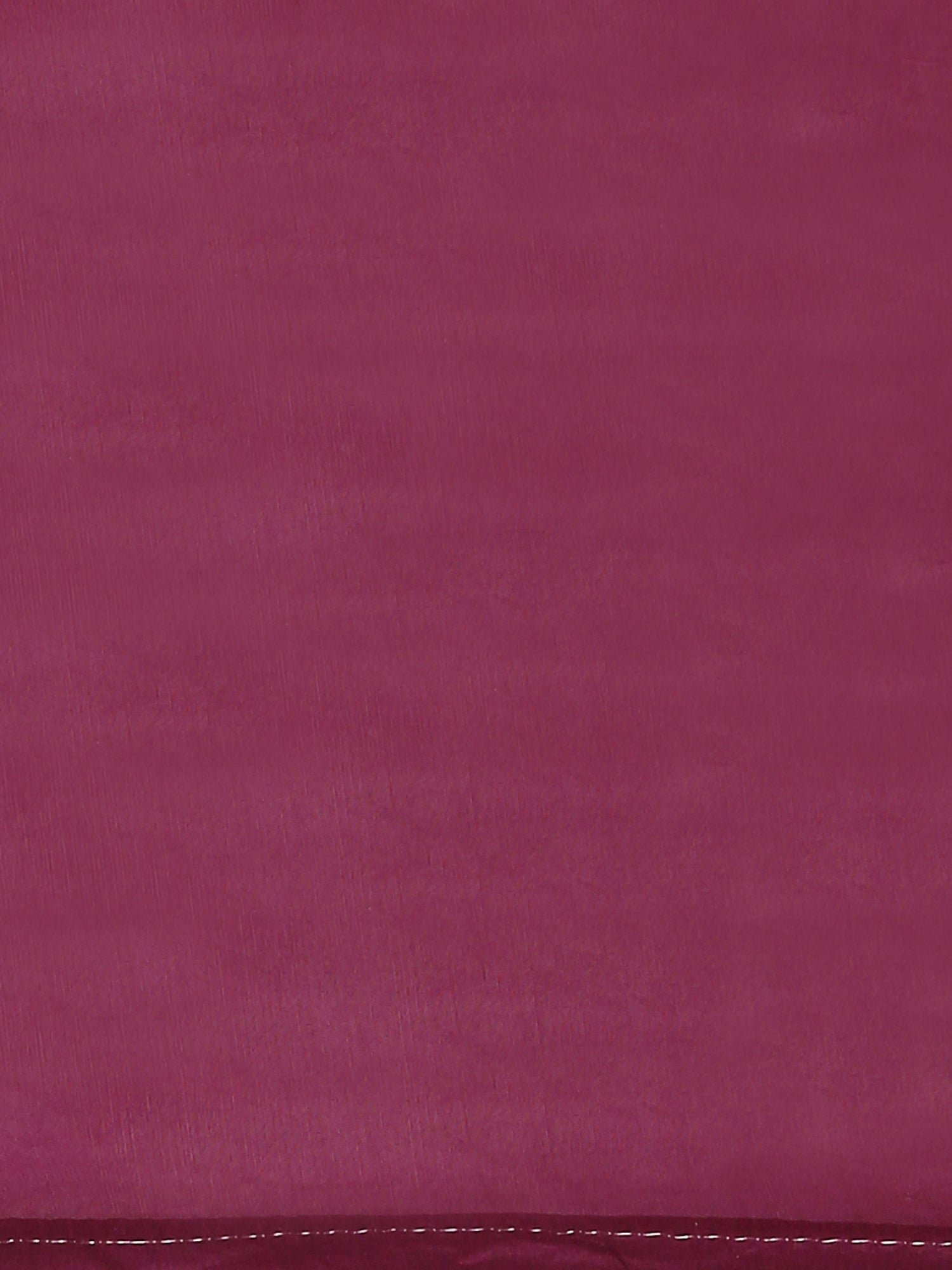 Purple Crepe Embroidery Saree With Readymade Blouse - Image 6